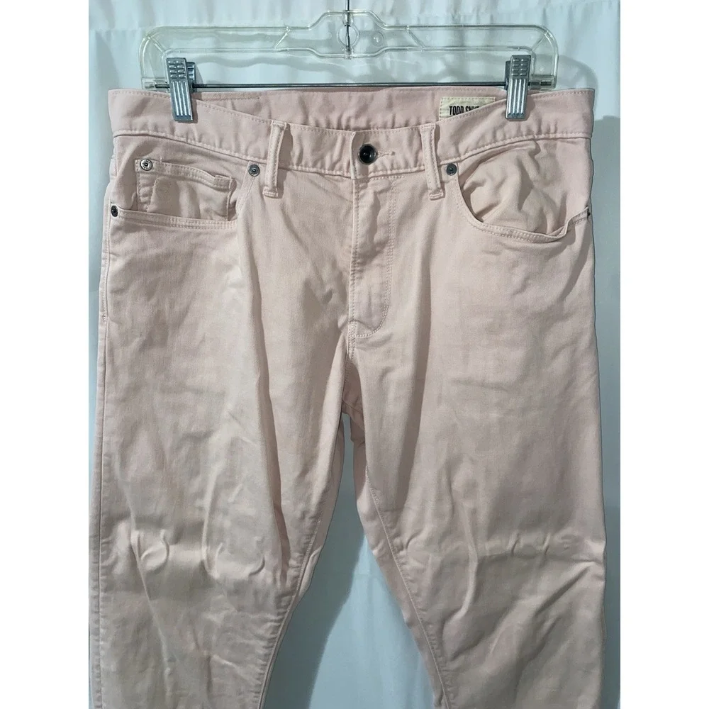 Todd Snyder NYC Stretch 5 Pocket Chino Men's size 31X32 in‎ Pink